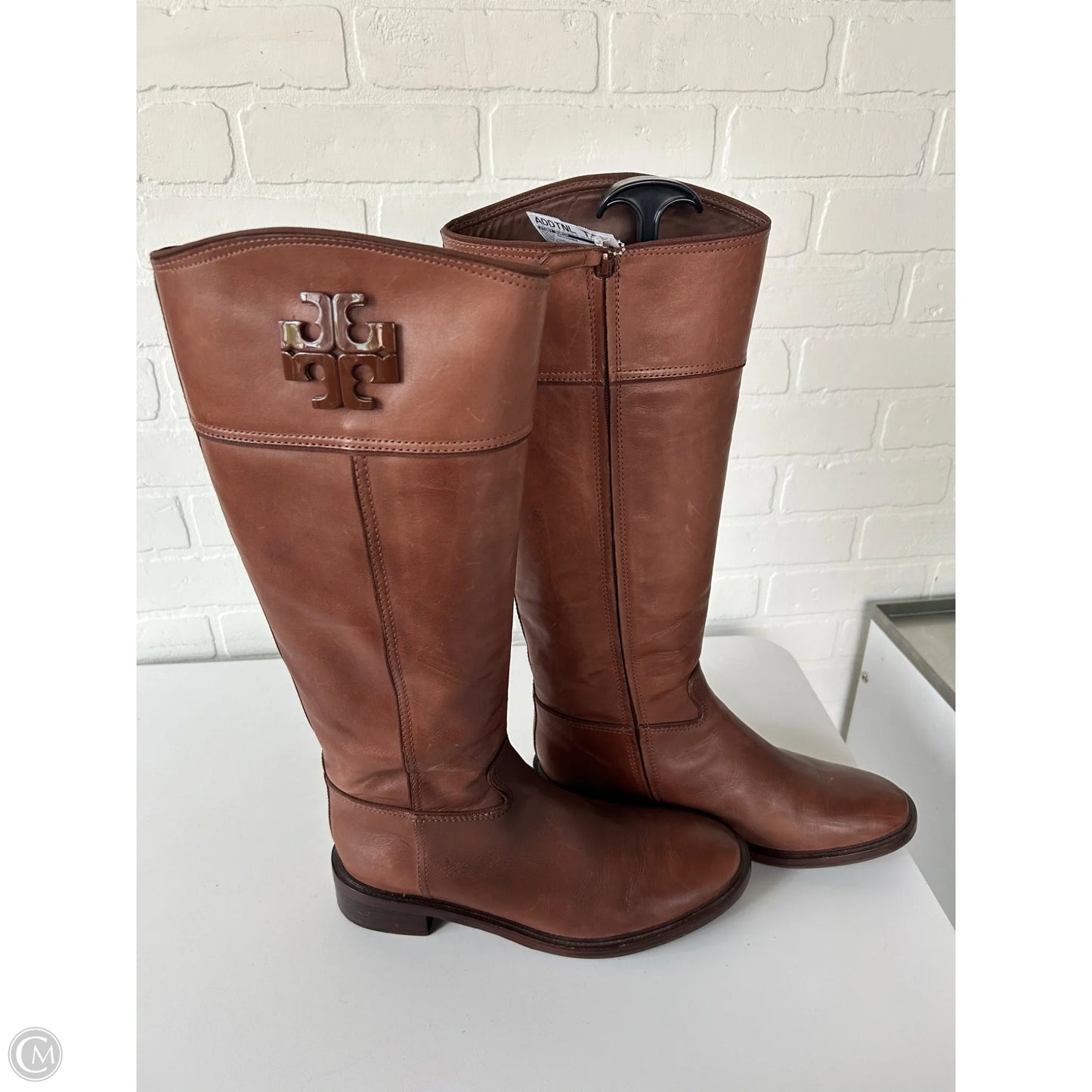Boots Designer By Tory Burch In Brown, Size: 11