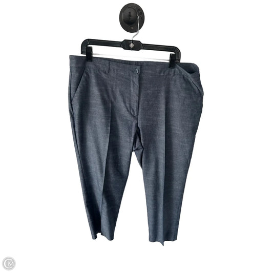 Pants Cropped By Counterparts In Blue, Size: 16