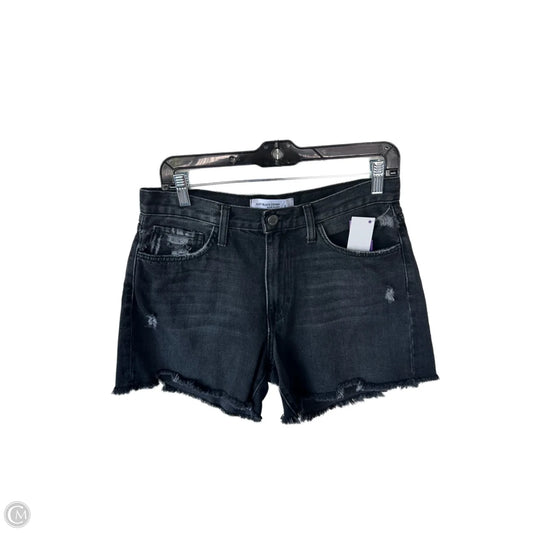 Shorts By Just Black In Black Denim, Size: 12