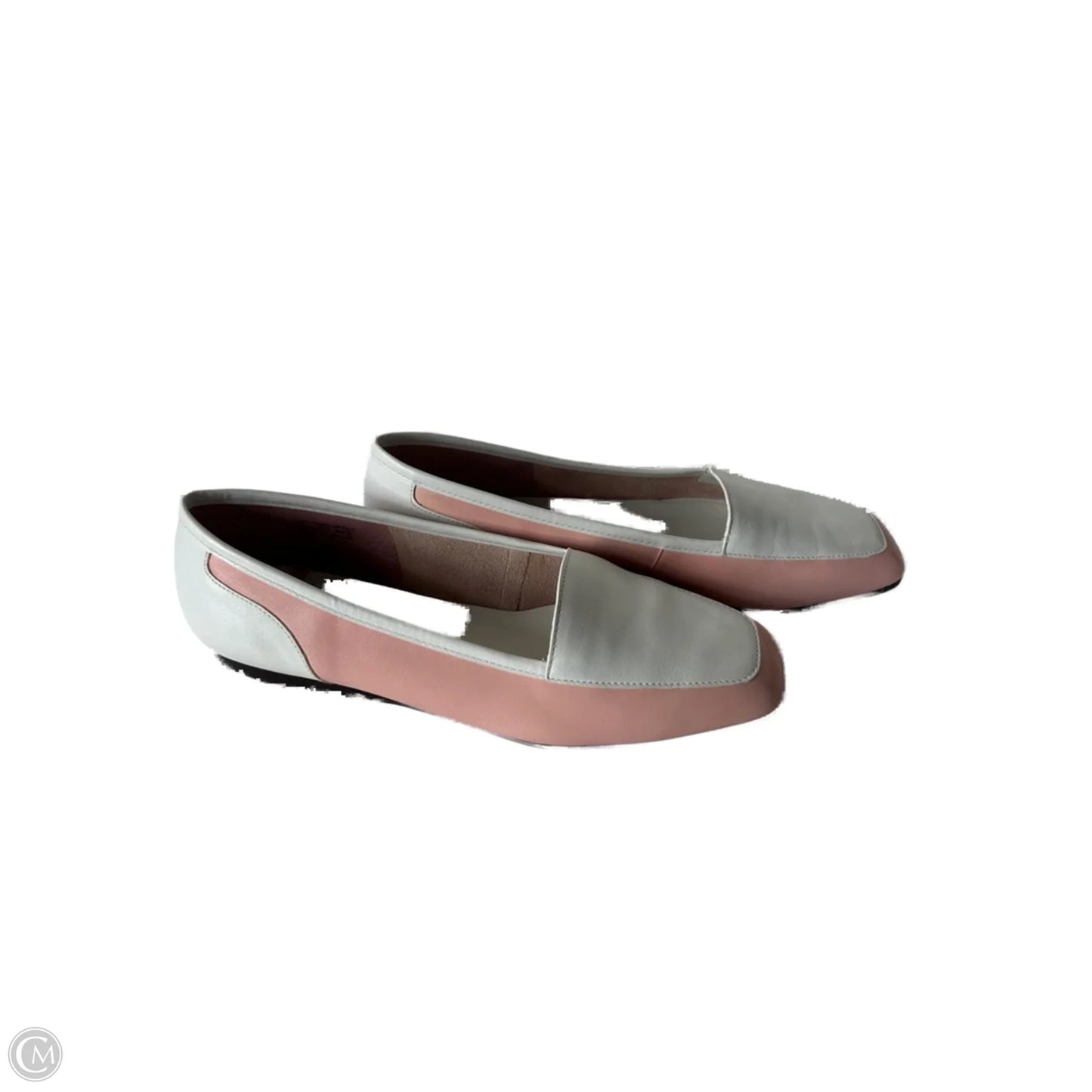 Shoes Flats By Enzo Angiolini In Pink & White, Size: 7