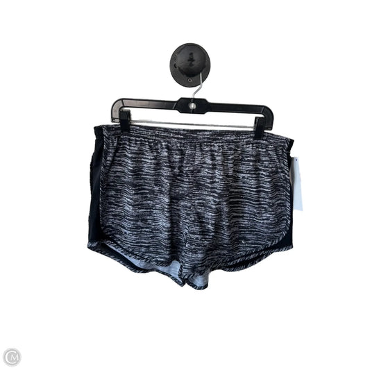 Athletic Shorts By Nike Apparel In Black & White, Size: 16