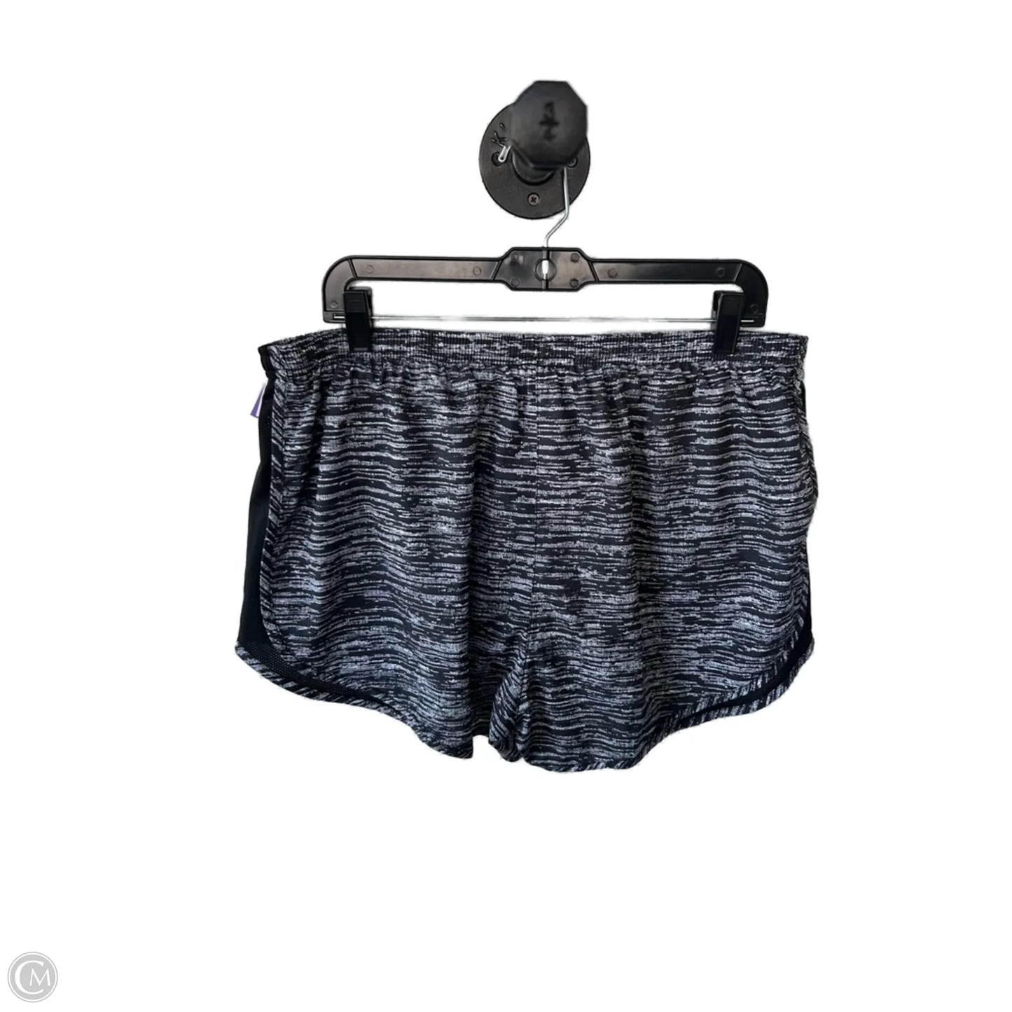 Athletic Shorts By Nike Apparel In Black & White, Size: 16