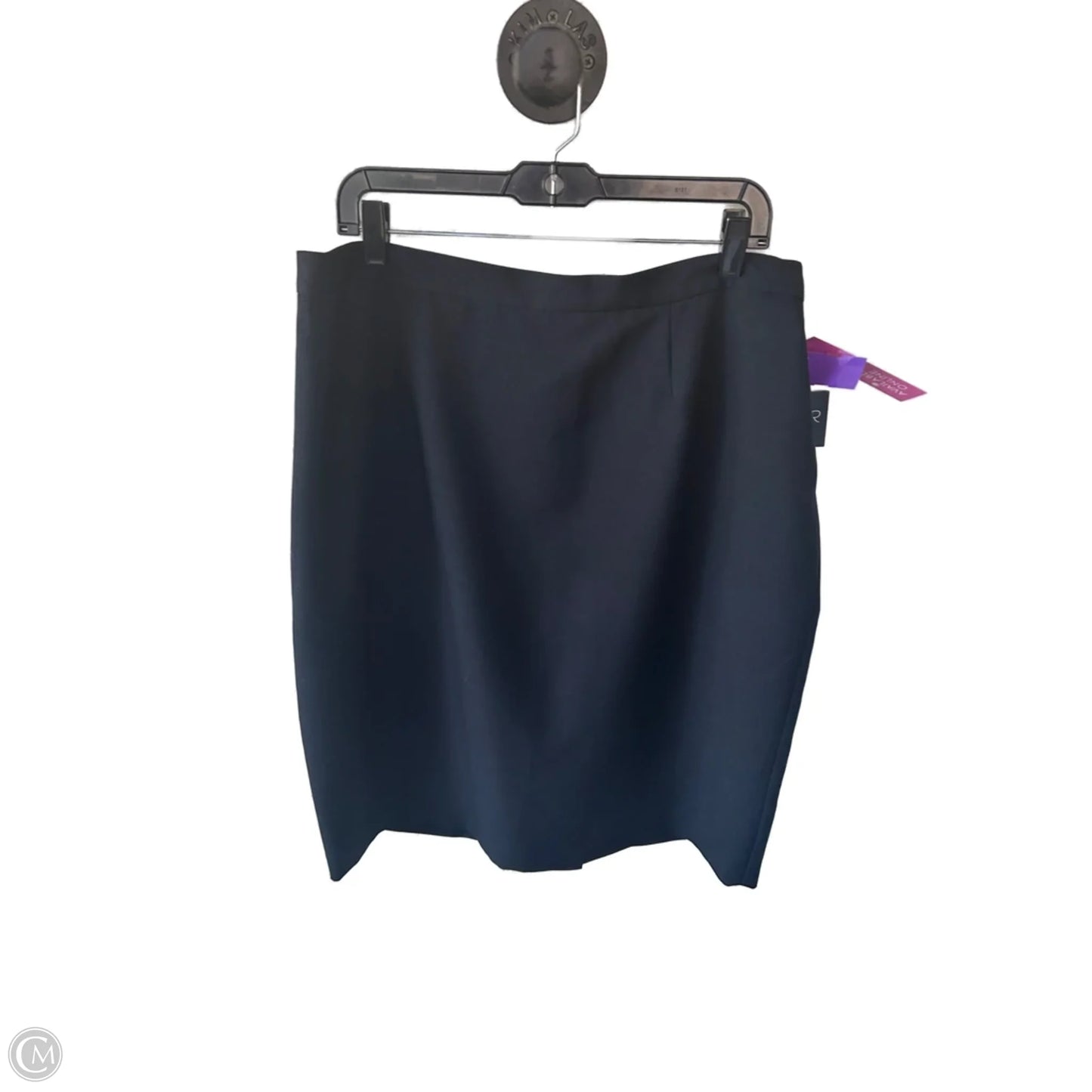 Skirt Midi By Kasper In Navy, Size: 16