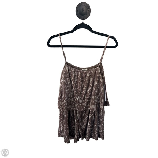 Romper By Jodifl In Brown & Cream, Size: M
