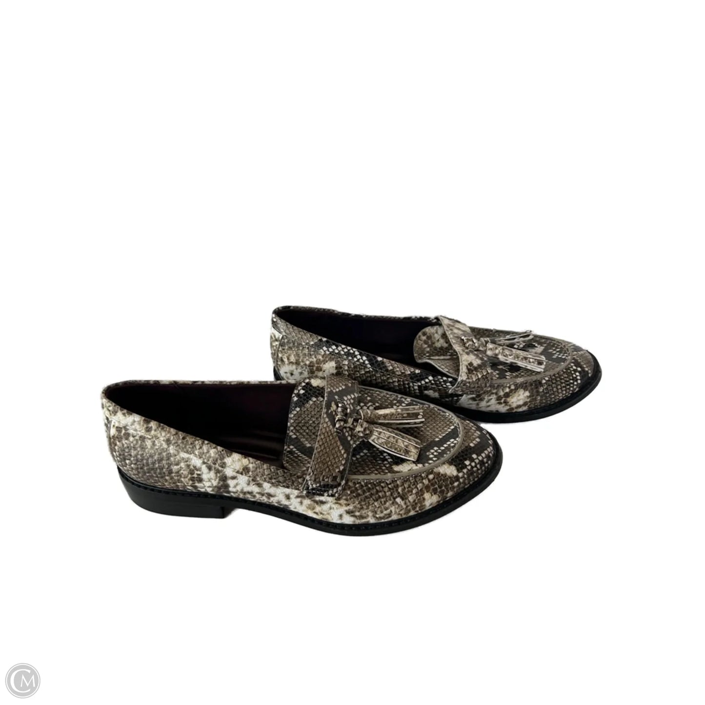 Shoes Flats By Franco Sarto In Snakeskin Print, Size: 9.5