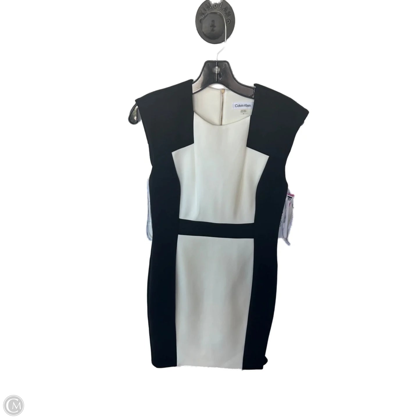 Dress Work By Calvin Klein In Black & White, Size: S