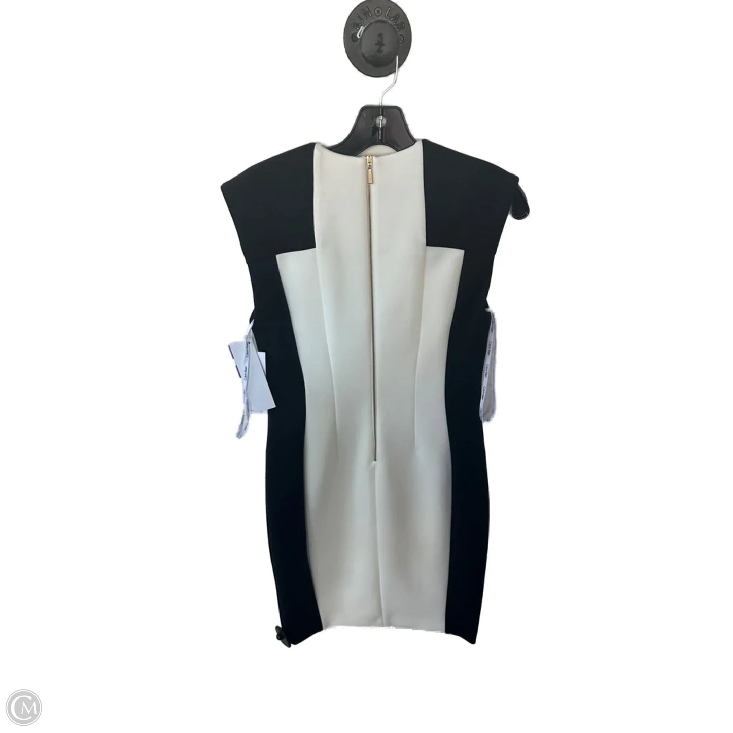 Dress Work By Calvin Klein In Black & White, Size: S