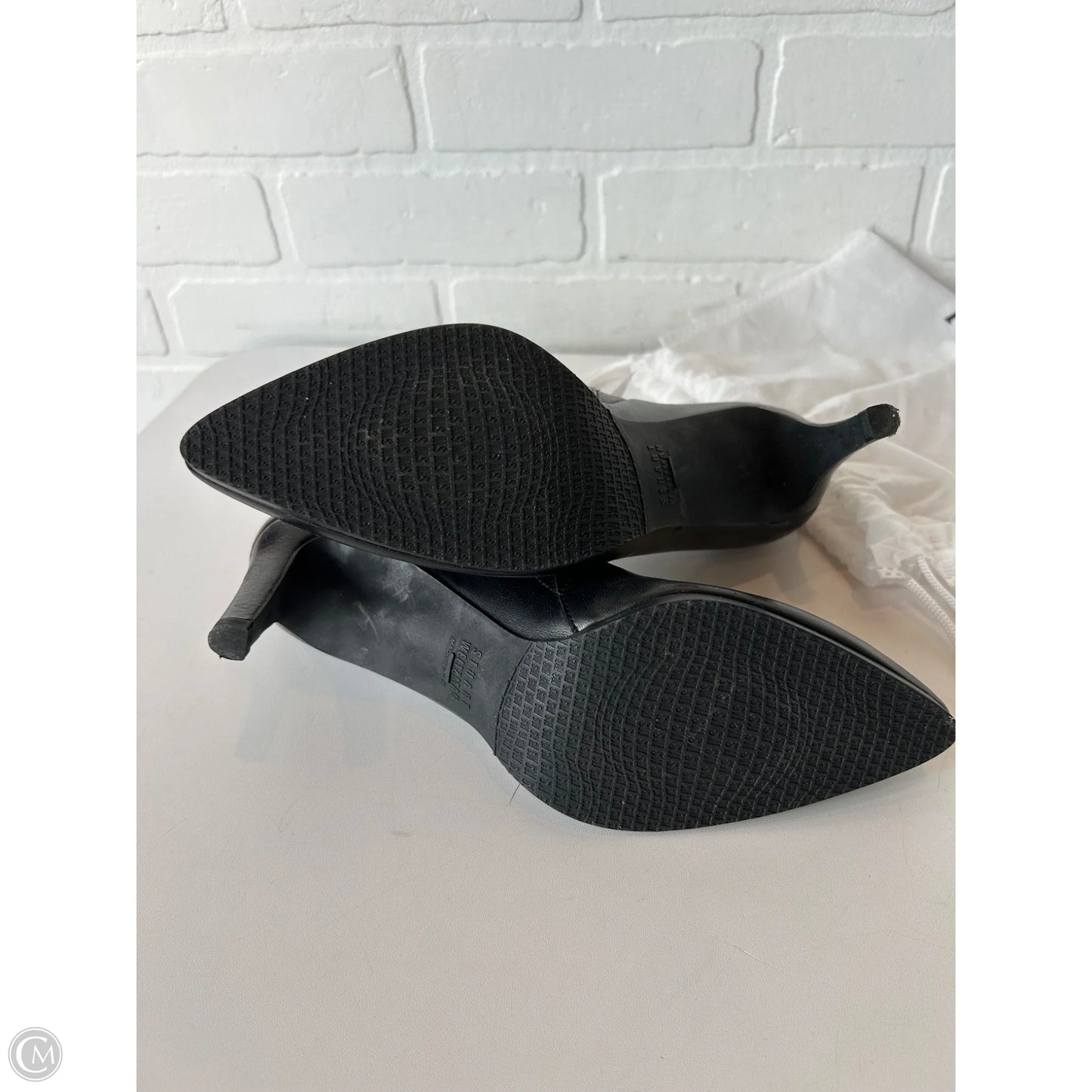 Boots Designer By Stuart Weitzman In Black, Size: 7.5