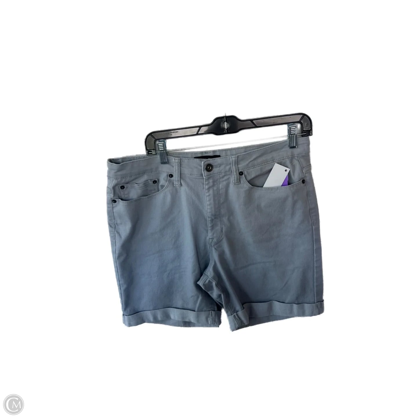 Shorts By Dkny In Grey Denim, Size: 12