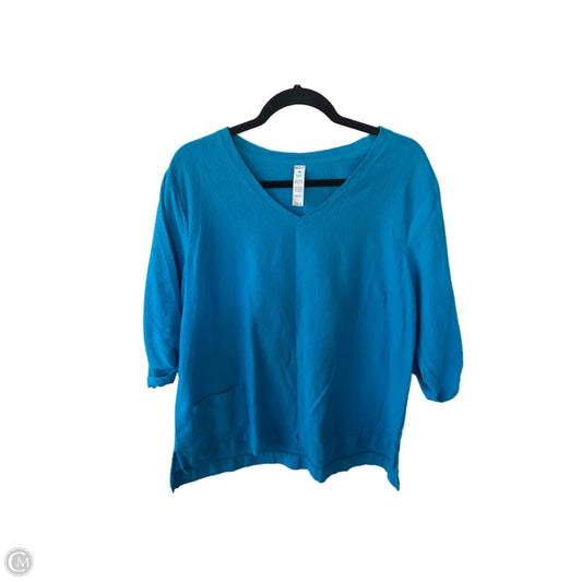 Top Short Sleeve By Clothes Mentor In Blue, Size: Xl