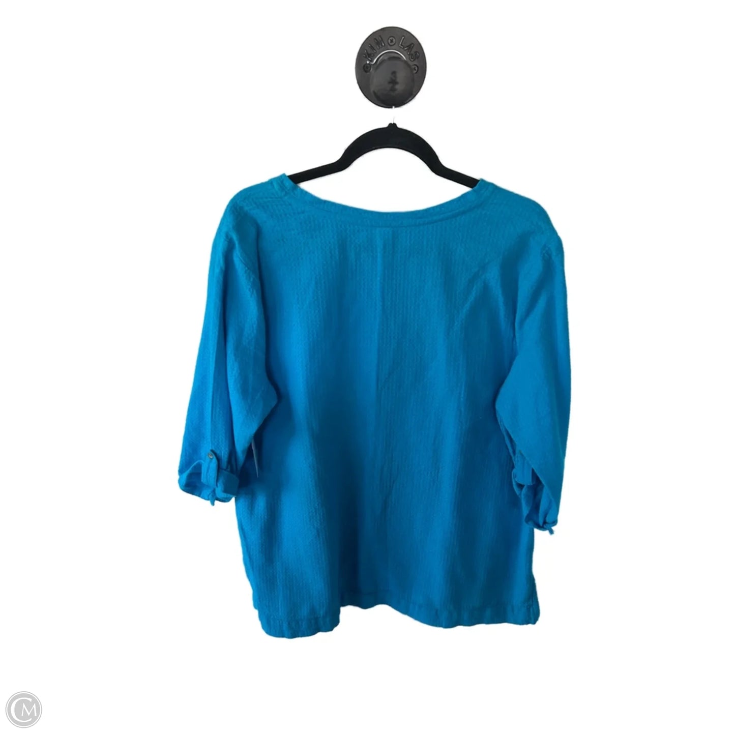Top Short Sleeve By Clothes Mentor In Blue, Size: Xl