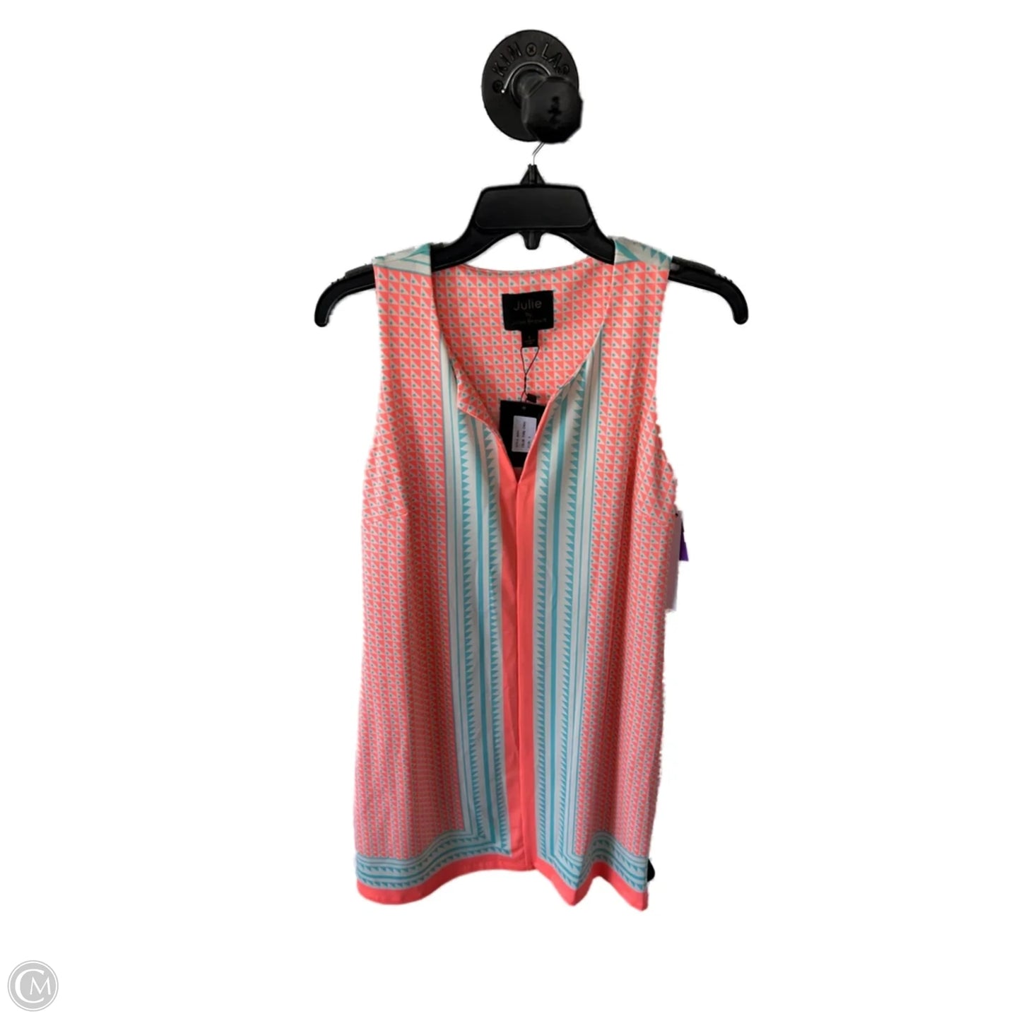 Dress Work By Julie Brown In Orange & White, Size: S