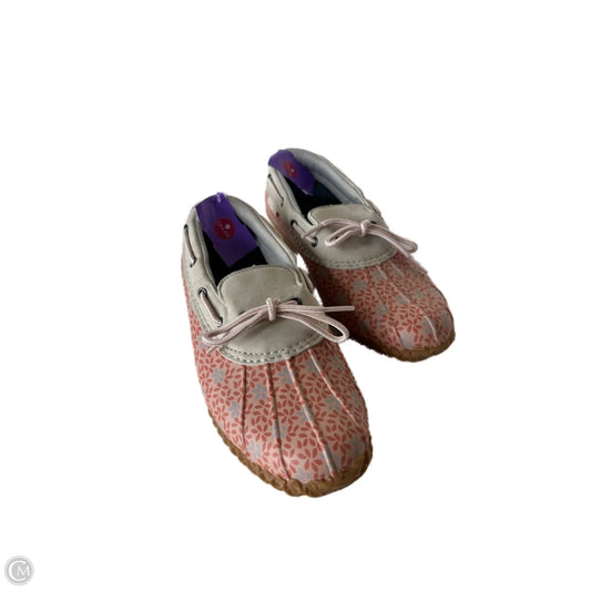 Shoes Flats By Jbu By Jambu In Cream & Orange, Size: 7.5