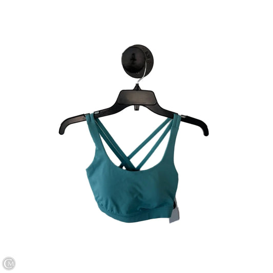 Athletic Bra By Lululemon In Blue & Green, Size: S