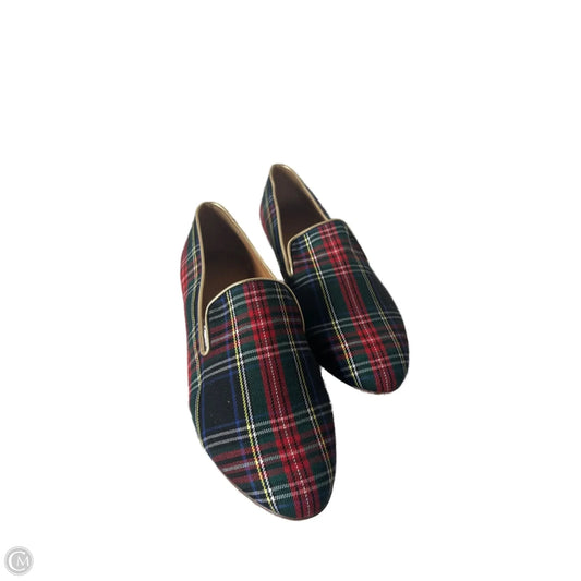 Shoes Flats By J. Crew In Plaid Pattern, Size: 8.5
