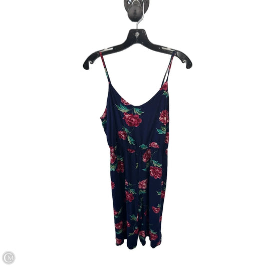 Jumpsuit By Skies Are Blue In Blue & Red, Size: M