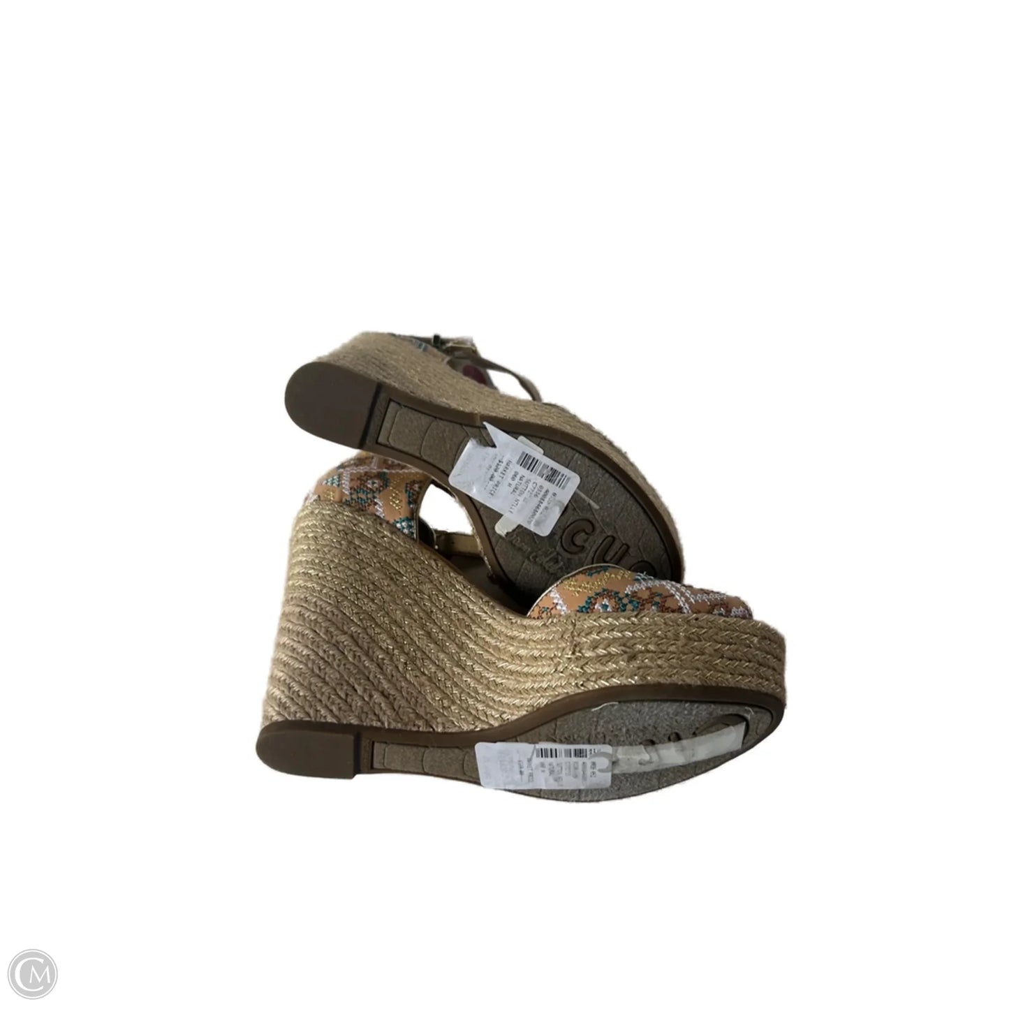 Sandals Heels Wedge By Circus By Sam Edelman In Tan, Size: 6