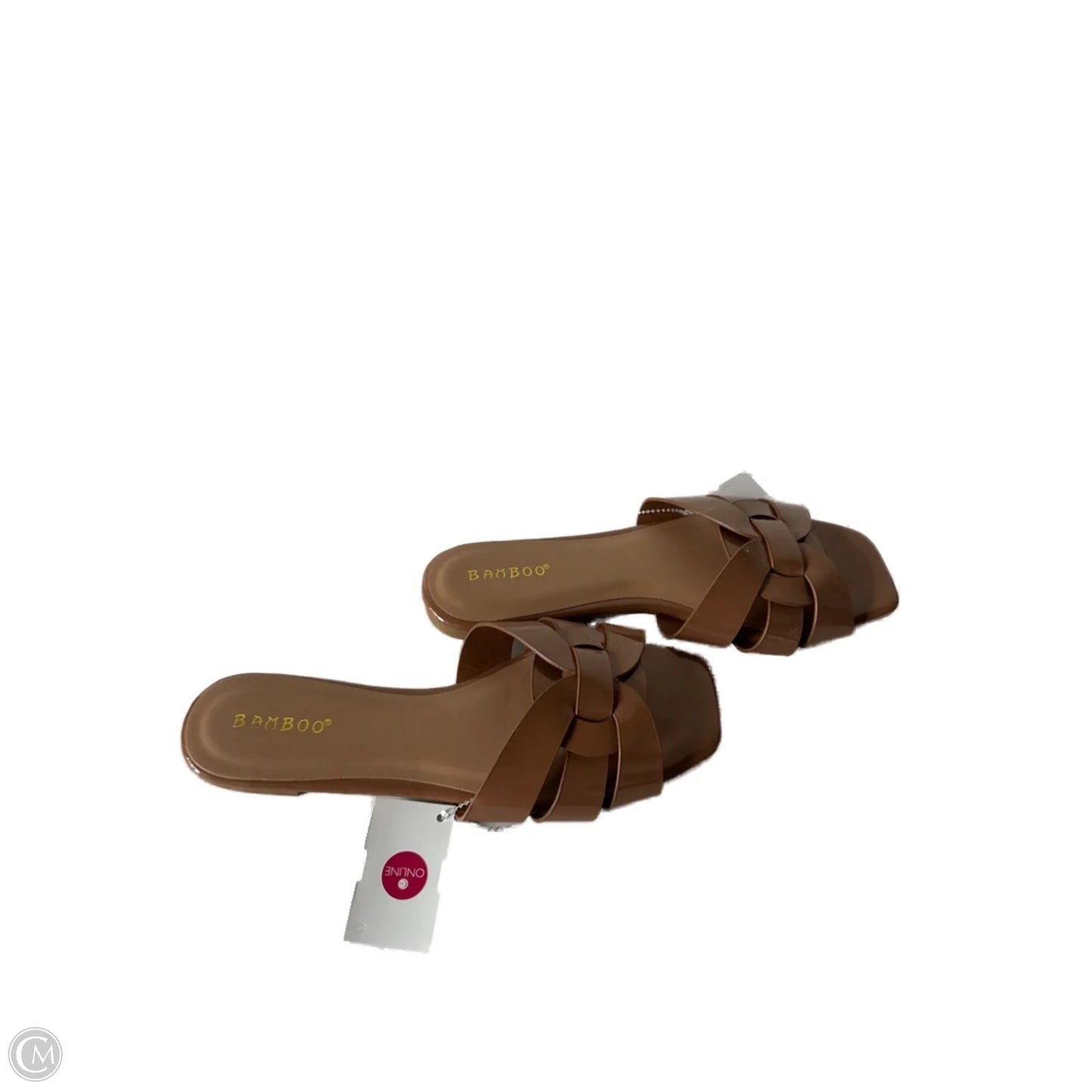 Sandals Flats By Bamboo In Brown, Size: 6