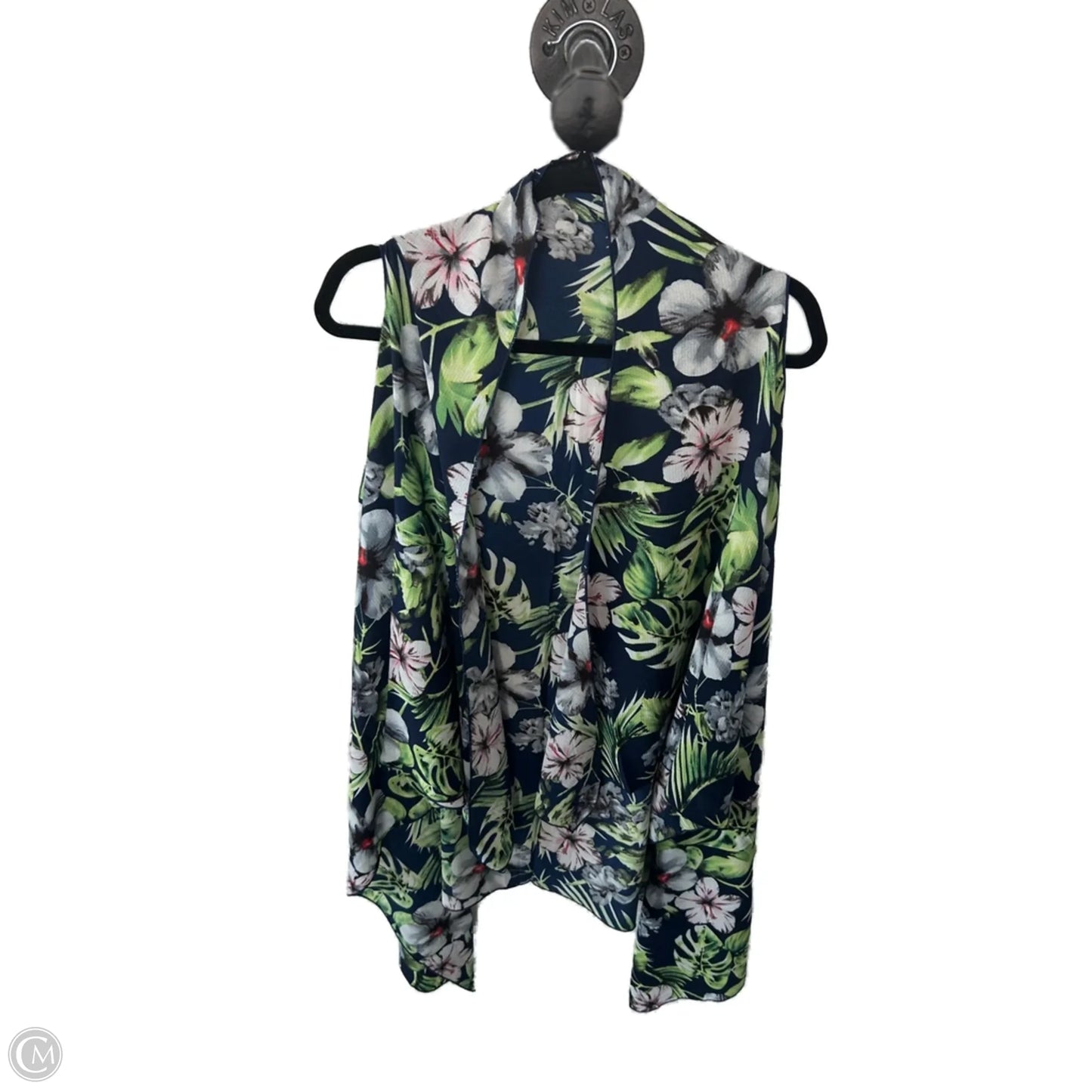 Kimono By Clothes Mentor In Blue & Green, Size: Osfm