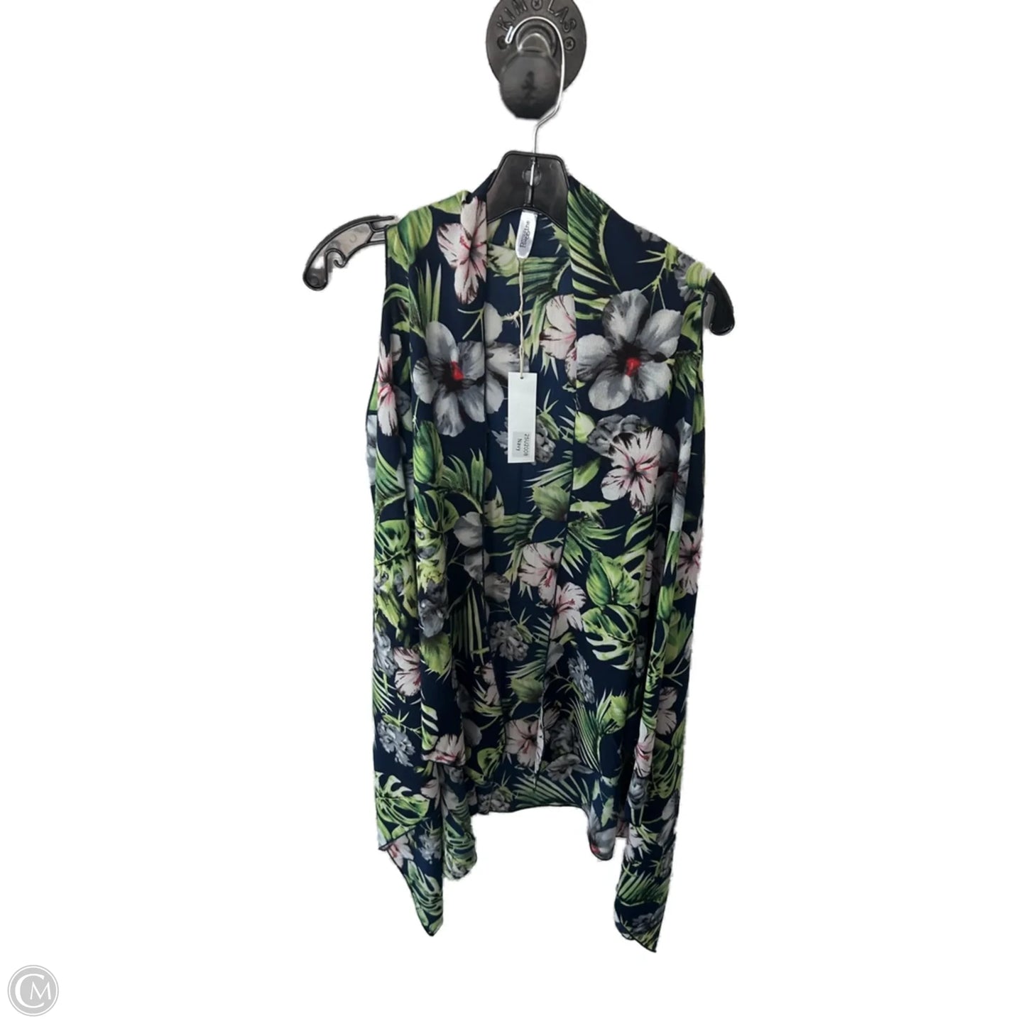 Kimono By Clothes Mentor In Blue & Green, Size: Osfm