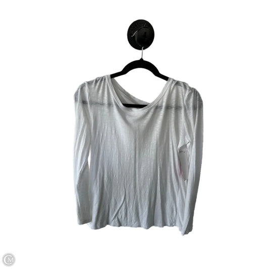 Top Long Sleeve Basic By Caslon In White, Size: M