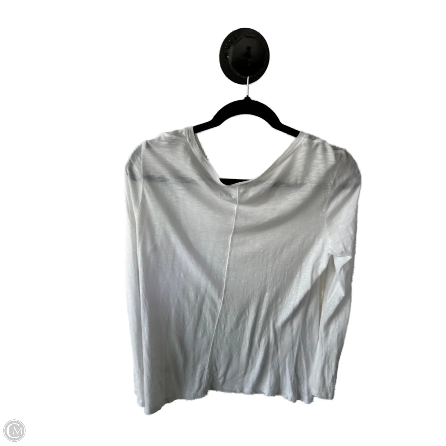 Top Long Sleeve Basic By Caslon In White, Size: M