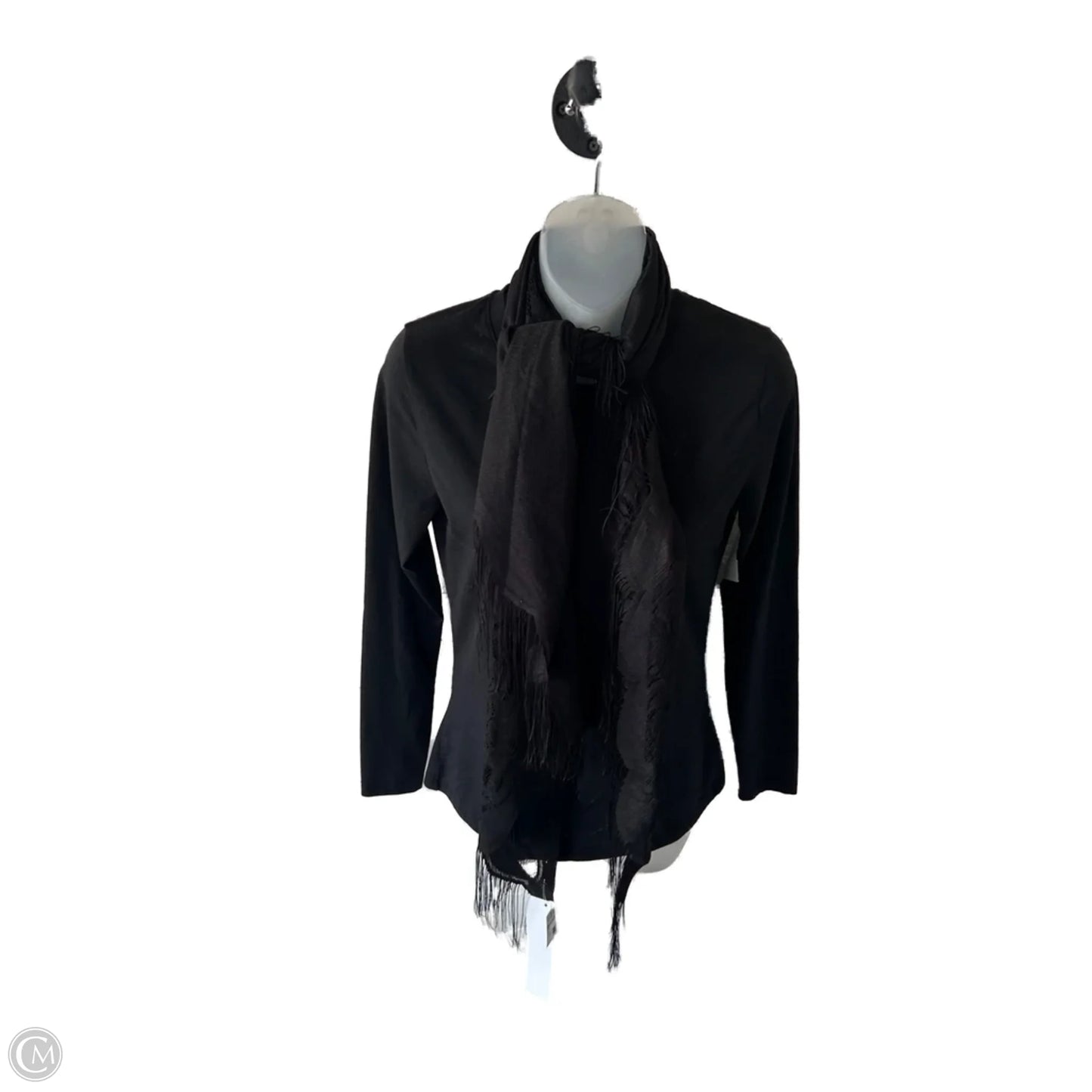 Shawl By Clothes Mentor In Black, Size: Osfm