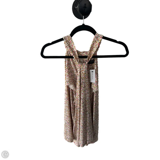 Top Sleeveless By Lane Bryant In White & Yellow, Size: 3x