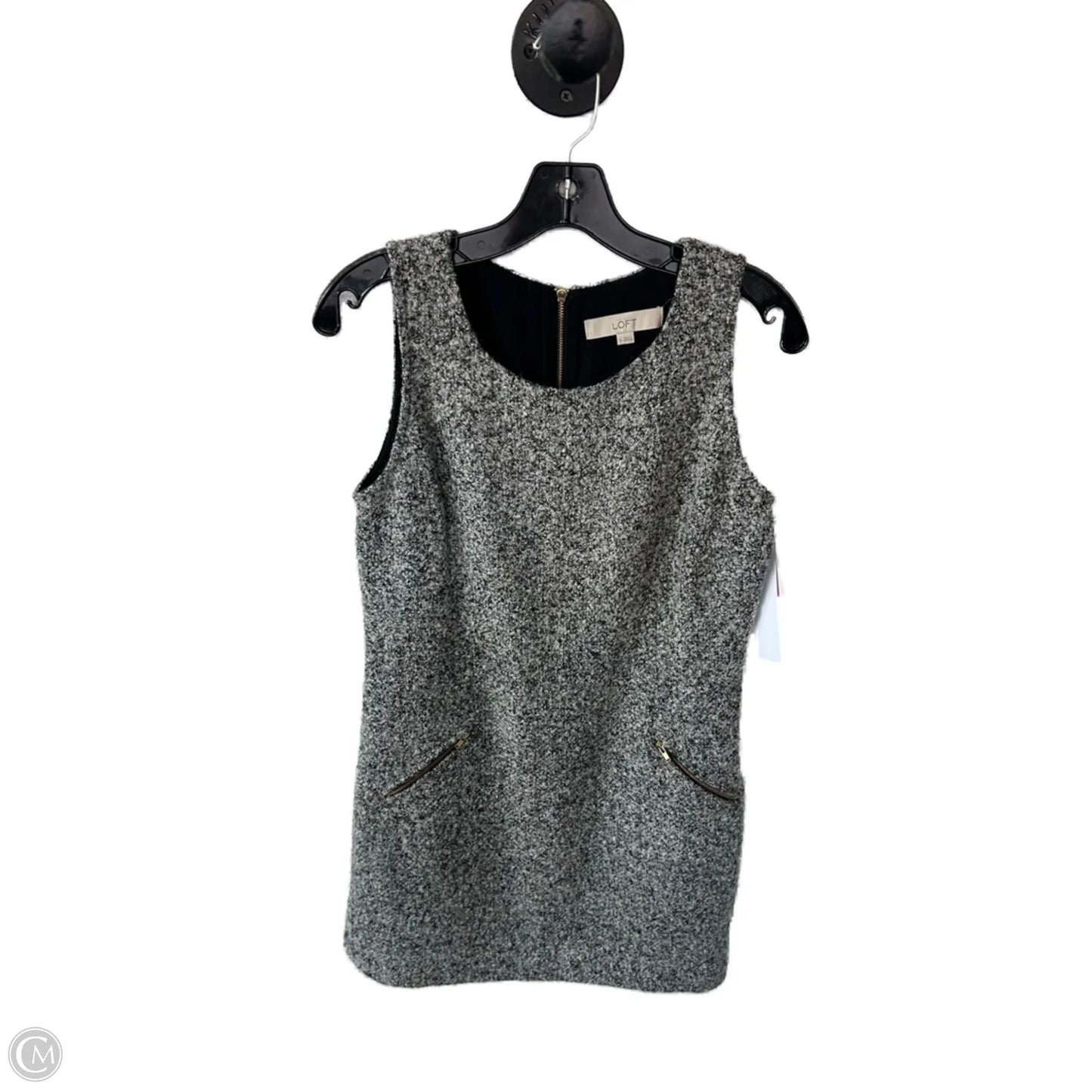 Dress Work By Loft In Black & White, Size: S