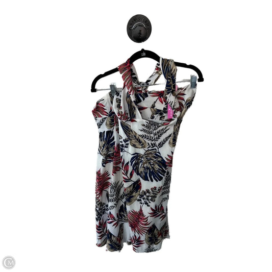 Dress Casual Midi By Cupshe In Blue & Red & White, Size: L