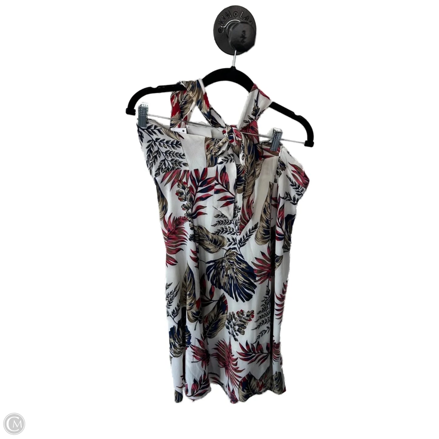 Dress Casual Midi By Cupshe In Blue & Red & White, Size: L