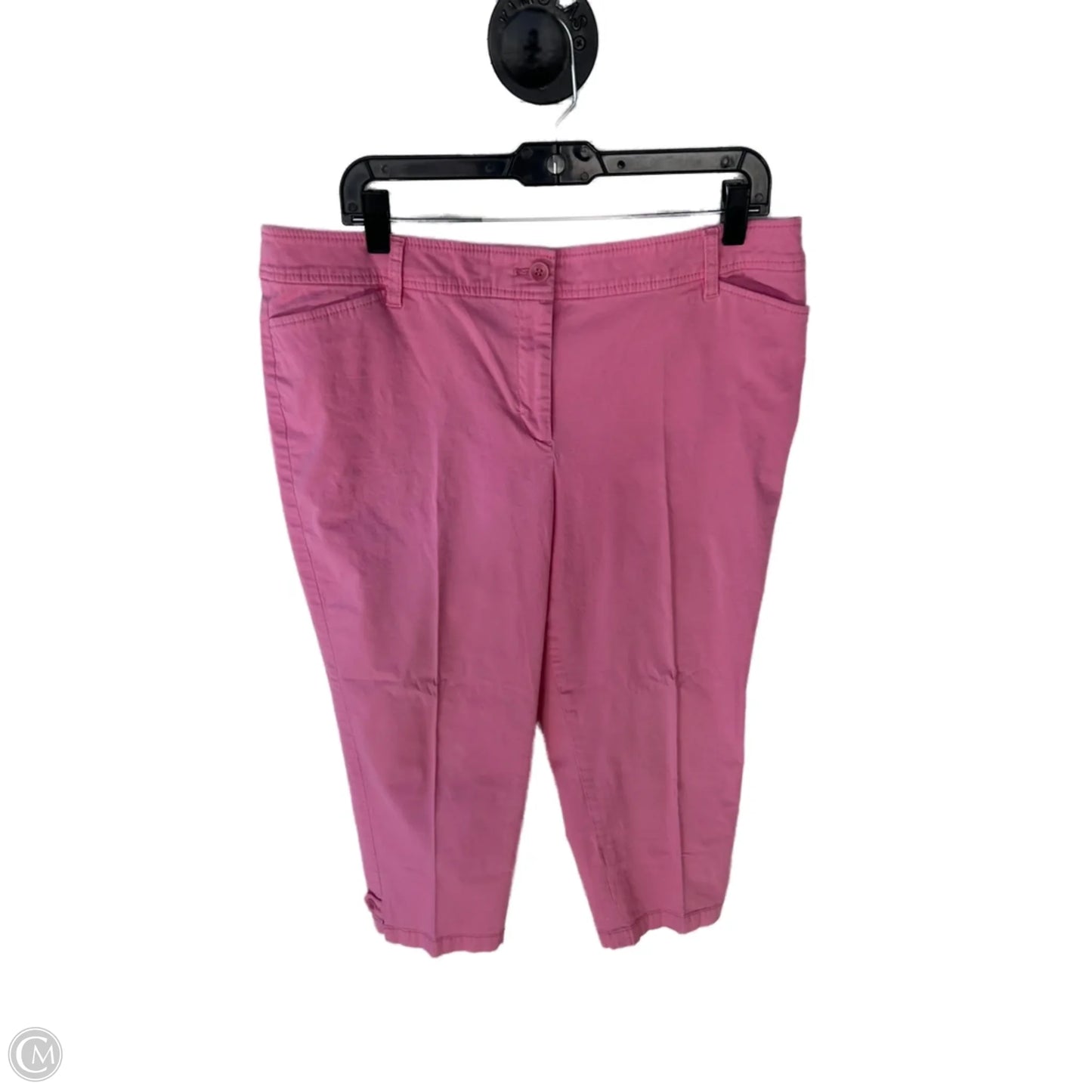 Pants Cropped By Talbots In Plaid Pattern, Size: 16