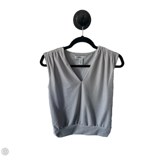 Top Sleeveless By White House Black Market In Silver, Size: Xs