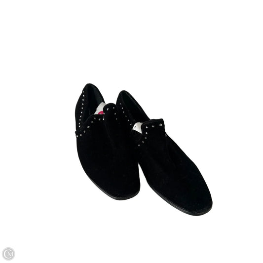 Shoes Flats By Steve Madden In Black & Silver, Size: 7.5