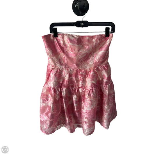 Dress Party Short By Clothes Mentor In Pink, Size: M