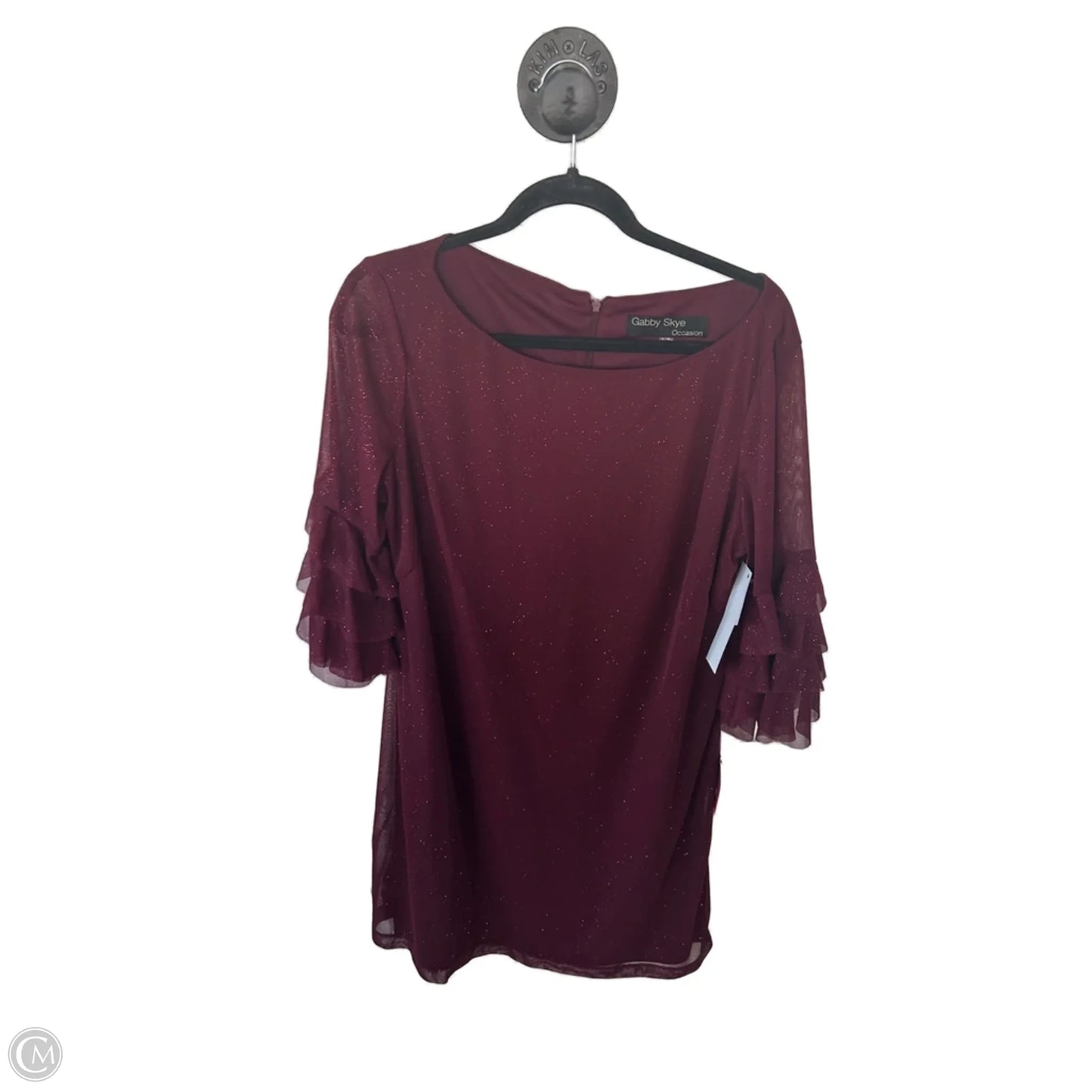 Dress Party Midi By Gabby Skye In Red, Size: Xl