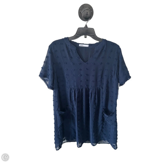 Dress Casual Short By Cme In Navy, Size: L