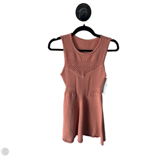 Dress Sweater By Guess In Orange, Size: S