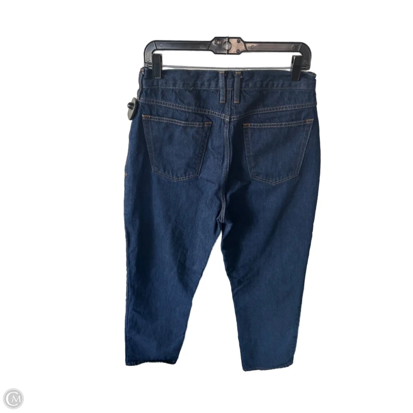 Jeans Straight By Frame In Blue Denim, Size: 10