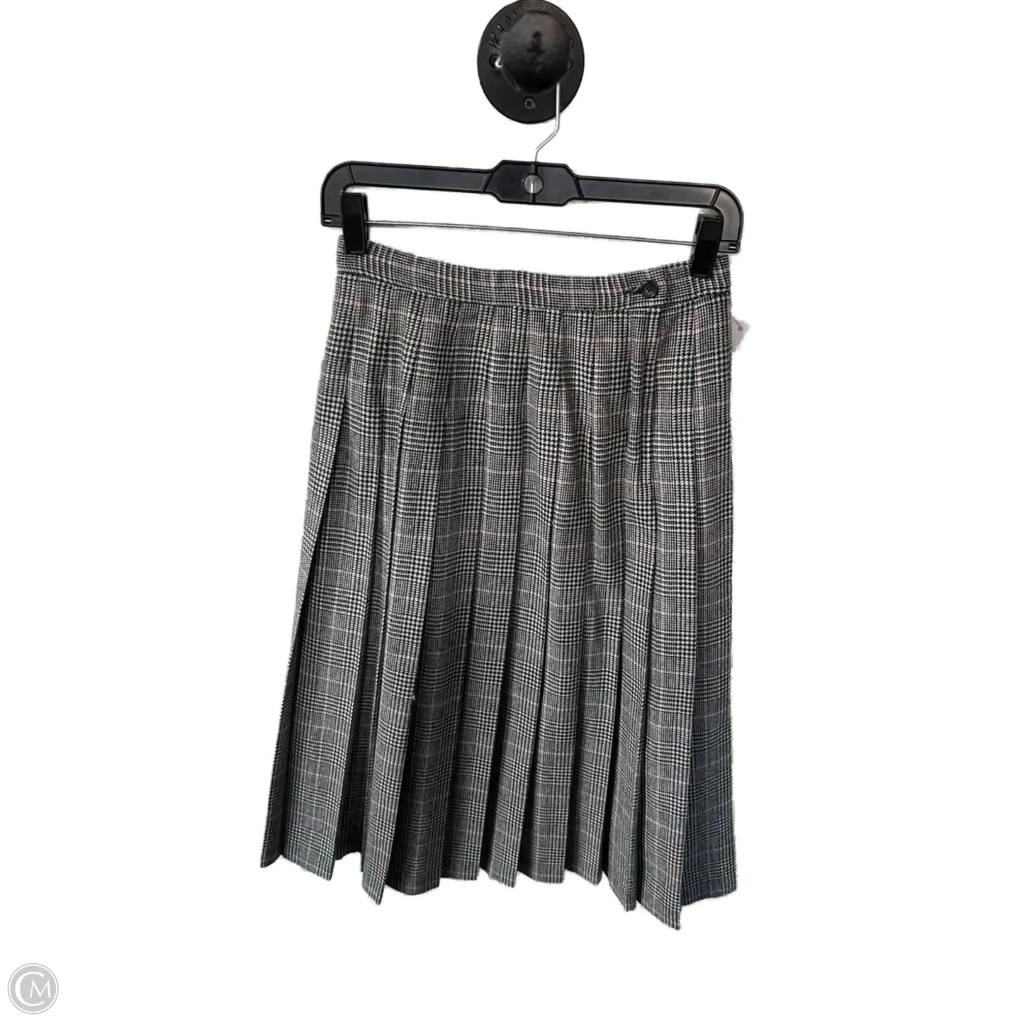 Skirt Midi By Pendleton In Black & Pink, Size: 8