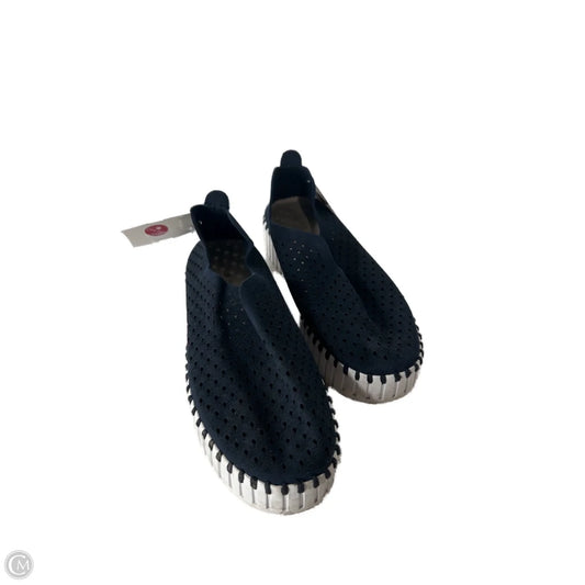 Shoes Flats By Cmc In Blue & White, Size: 5.5