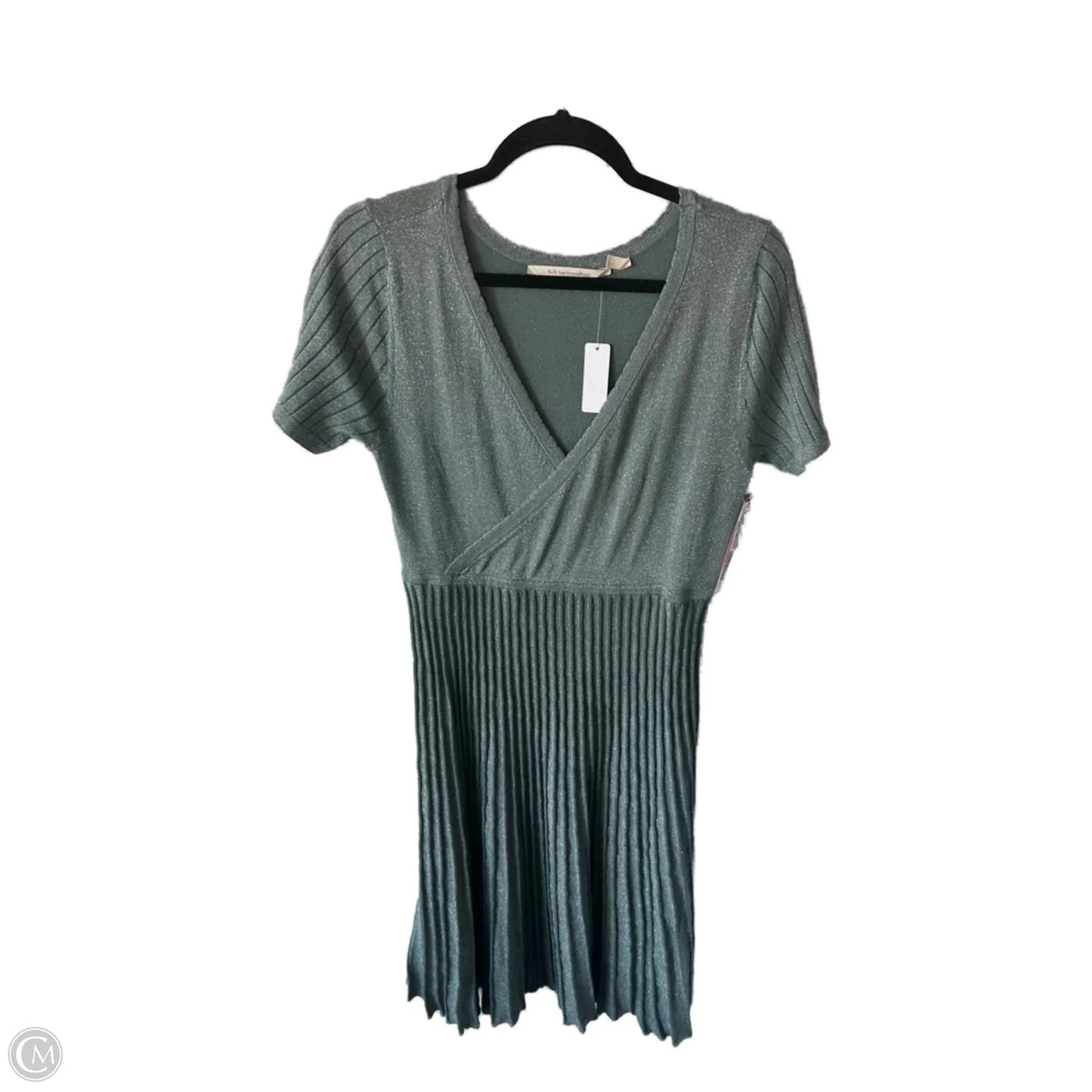 Dress Party Midi By Soft Surroundings In Green & Silver, Size: Mp