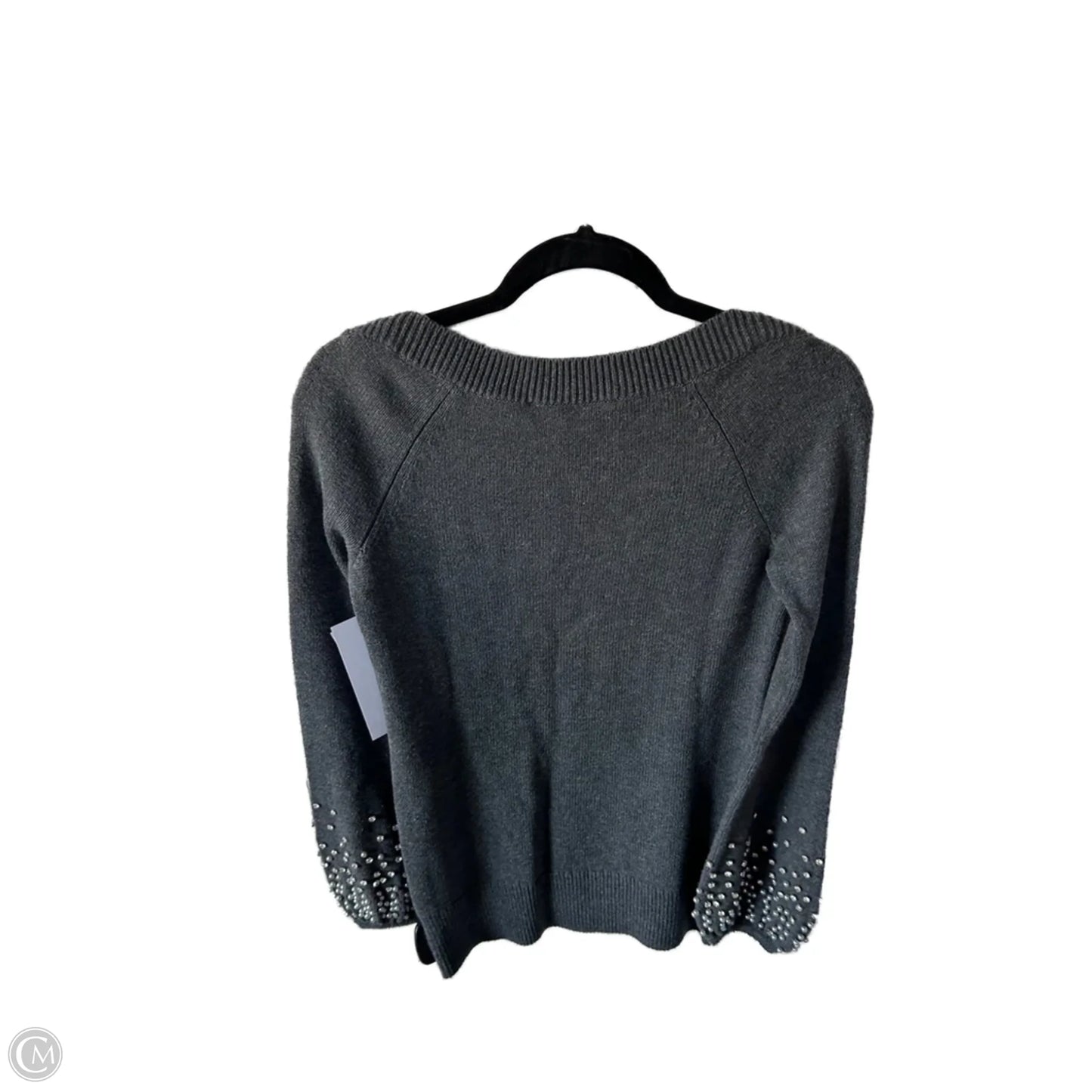 Sweater By White House Black Market In Grey & Silver, Size: Xs