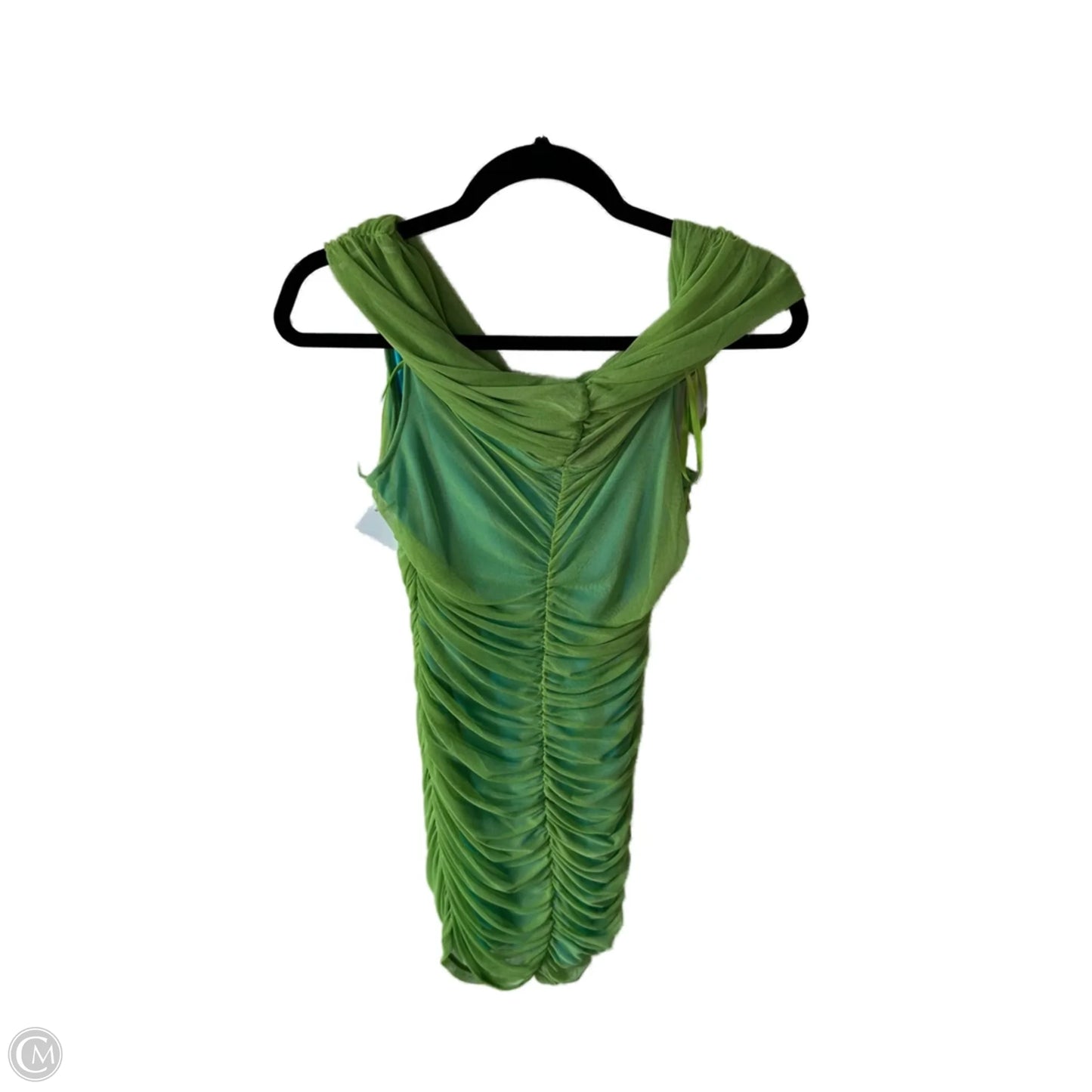 Dress Party Short By Bebe In Blue & Green, Size: L