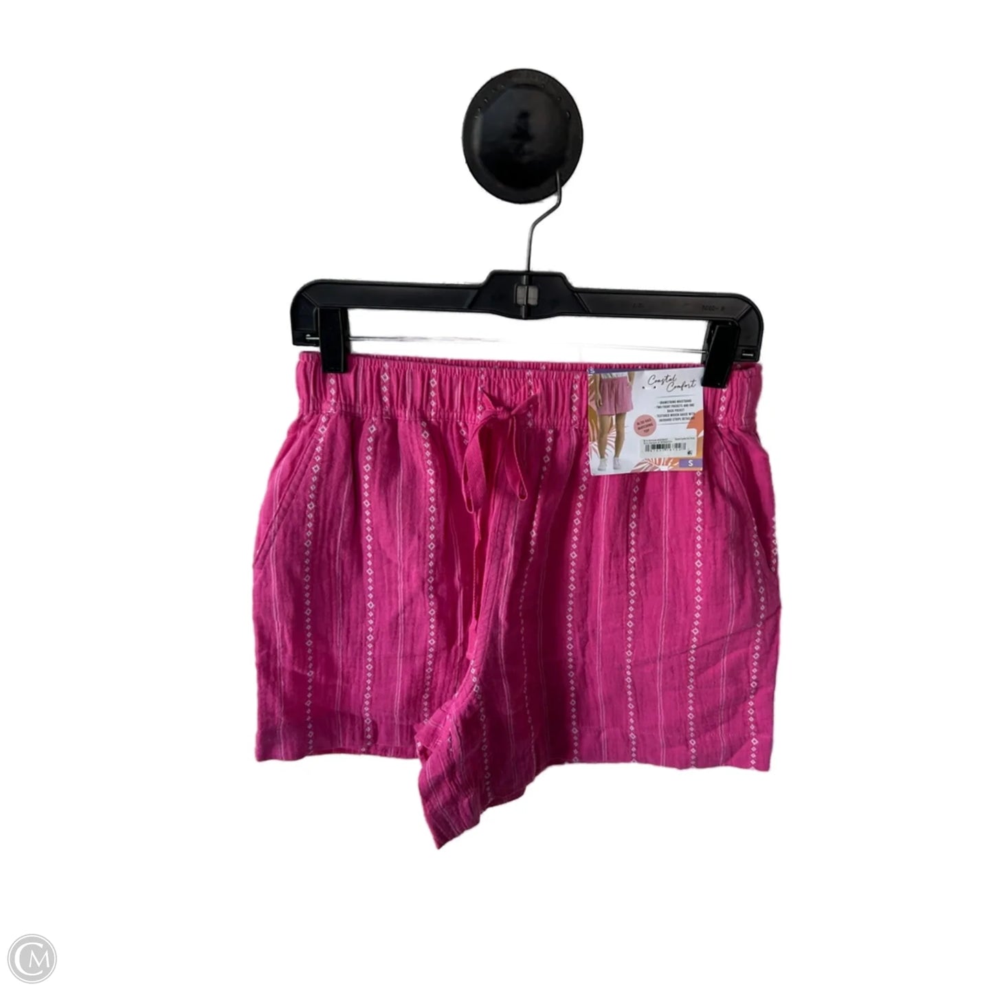 Shorts By Clothes Mentor In Pink & White, Size: S