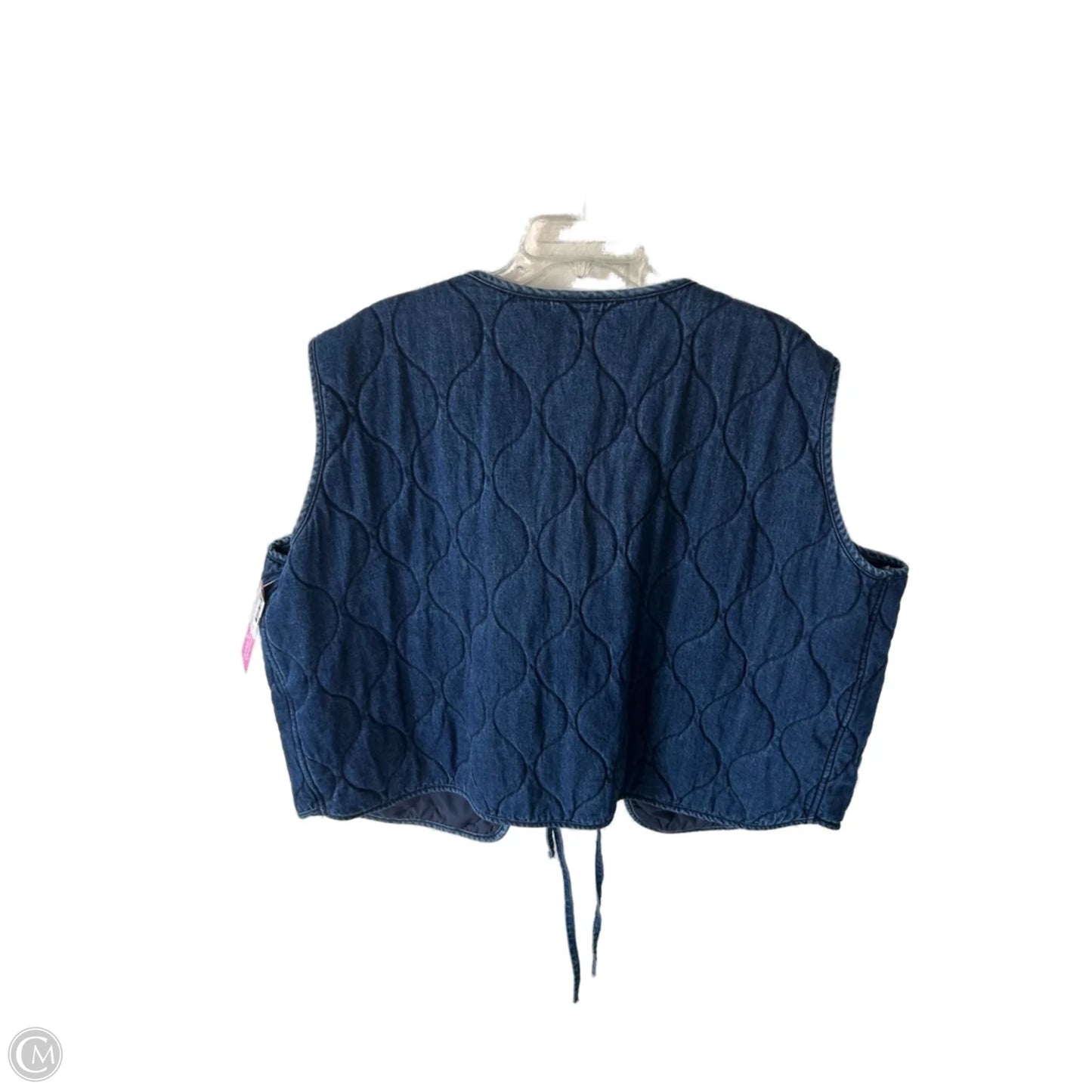 Vest Other By Clothes Mentor In Blue Denim, Size: 4x
