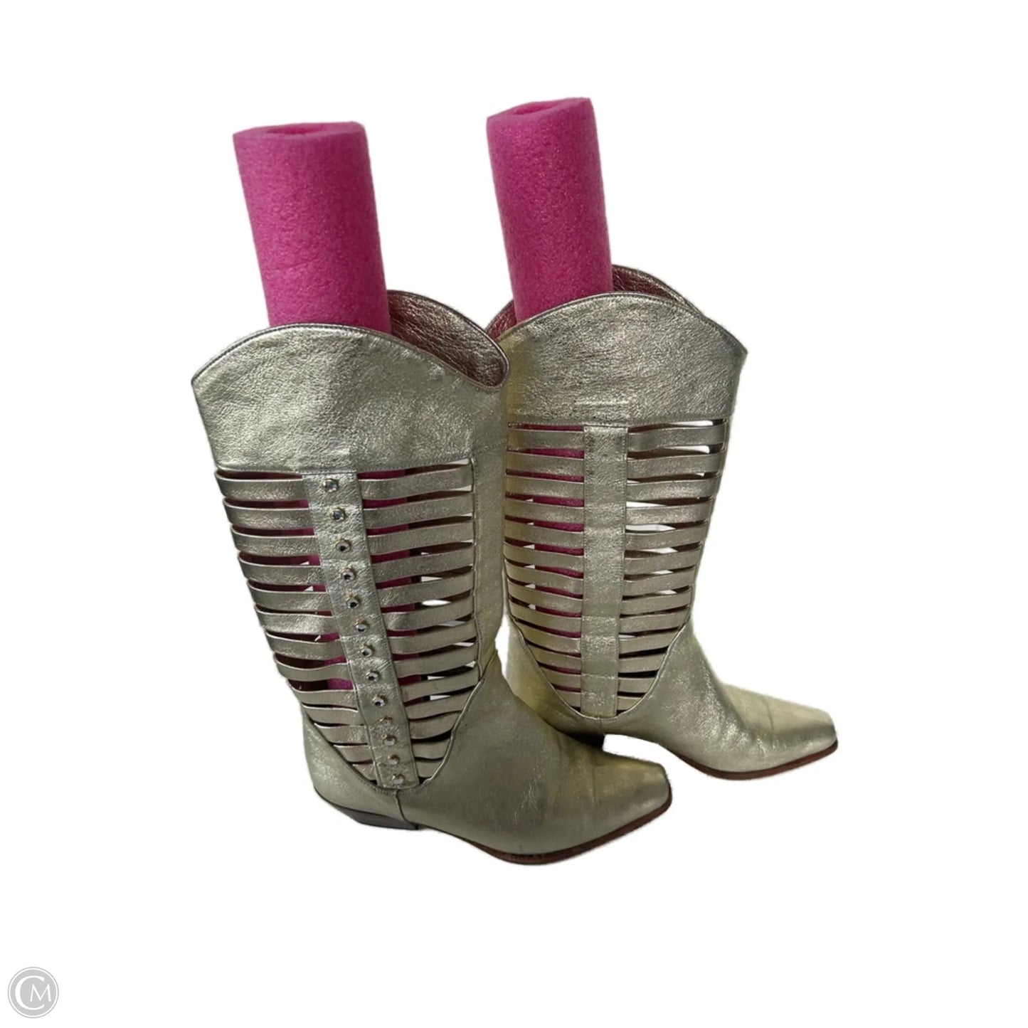 Boots Western By Clothes Mentor In Gold, Size: 6