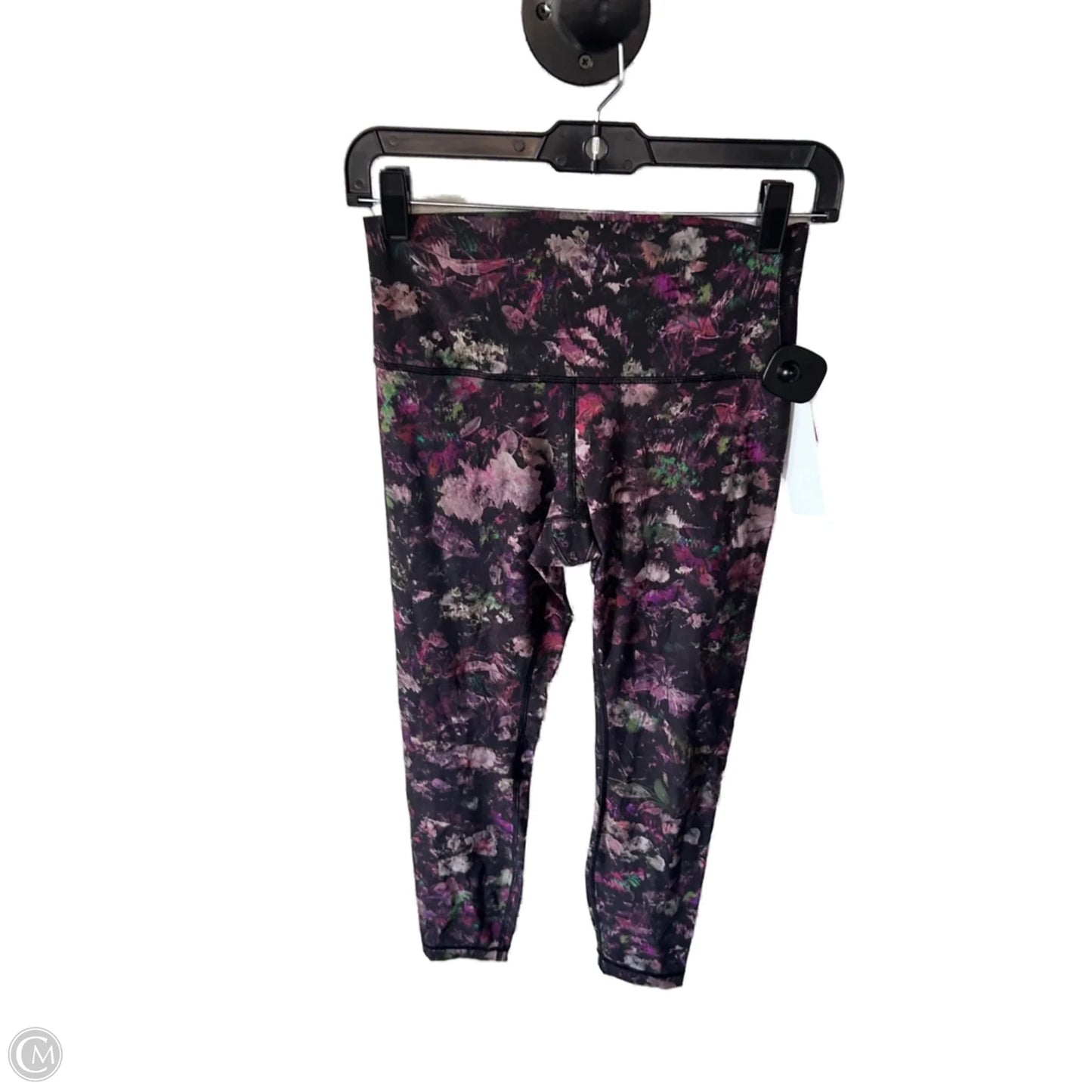 Athletic Leggings By Lululemon In Grey & Purple, Size: 6