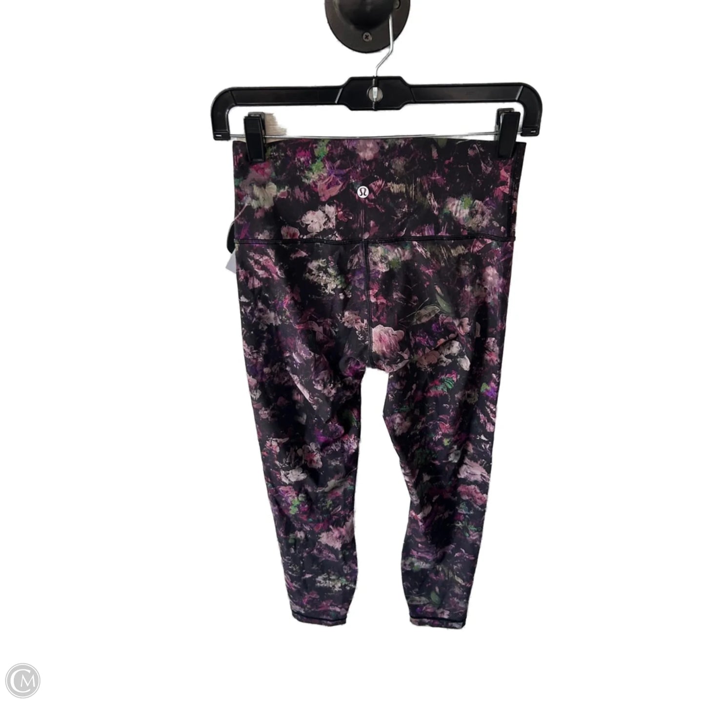 Athletic Leggings By Lululemon In Grey & Purple, Size: 6