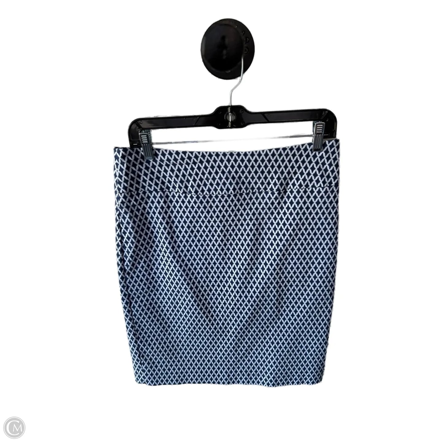 Skirt Mini & Short By Clothes Mentor In Blue & White, Size: 8